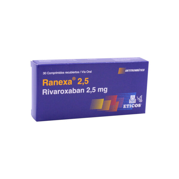 Ranexa 2,5 Mg Caja X 30 Comp. Rec.