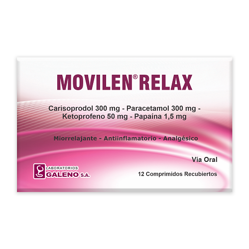 Movilen Relax - Caja de 12 comprimidos recubiertos